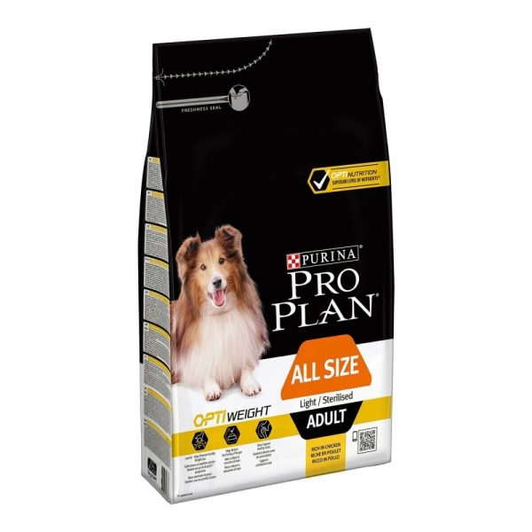 Purina Pro Plan Dog OptiWeight Adult All Sizes Light/Sterilised (3 kg)