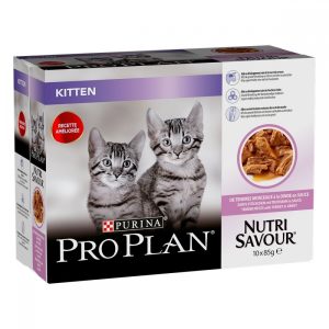 Purina Pro Plan Kitten Turkey Multipack Wet 10x85 g