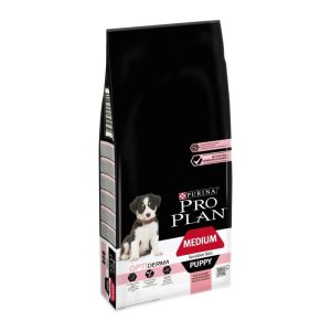 Purina Pro Plan Puppy OptiDerma Medium Sensitive Skin Salmon (12 kg)