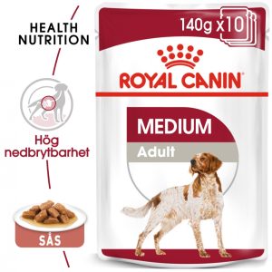 Royal Canin Medium Adult Våtfoder (10x140g)