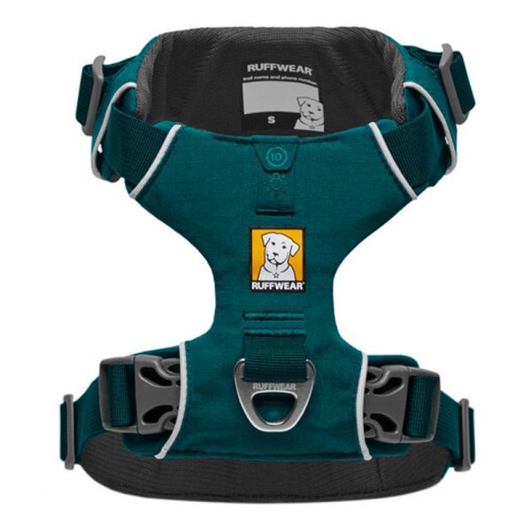 RuffWear Front Range Hundsele Grön/Blå (XS)