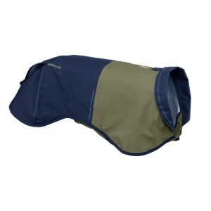 Ruffwear Sun Shower Regnjacka Mörkblå & Grön (XL)