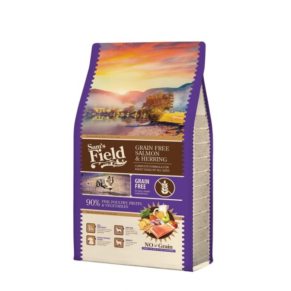 Sam's Field Adult Grain Free Salmon & Herring (2,5 kg)