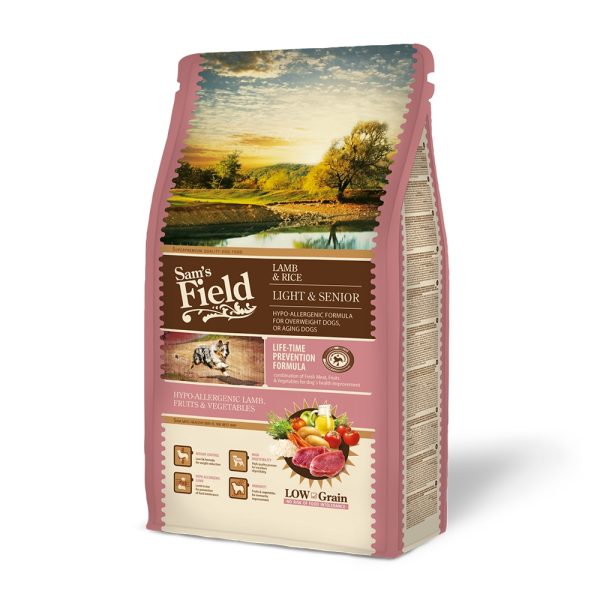 Sam's Field Light & Senior Lamb & Rice (2,5 kg)