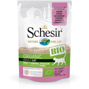 Schesir Bio Adult Fläsk Paté 85 g