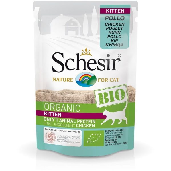 Schesir Bio Kitten Kyckling Paté 85 g