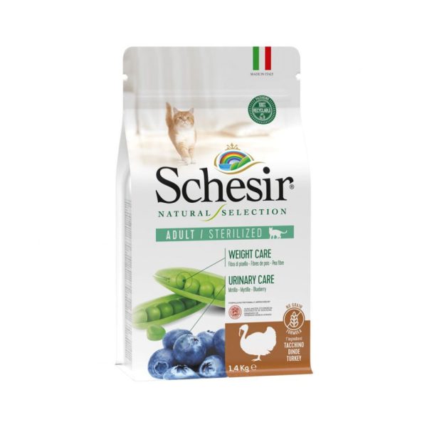 Schesir Natural Selection Adult Sterilized Turkey (1,4 kg)