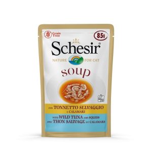 Schesir Soup Tonfisk med Bläckfisk 85 g