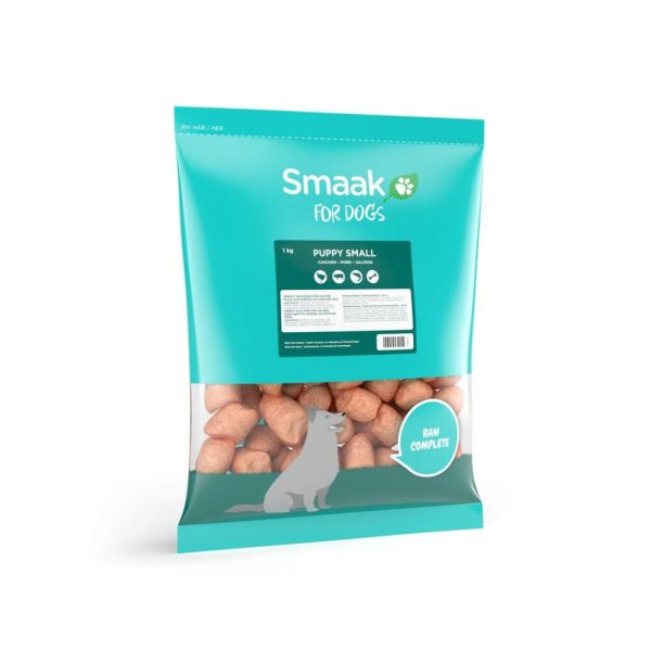 Smaak Raw Complete Puppy Chicken, Pork & Salmon Nuggets 1 kg