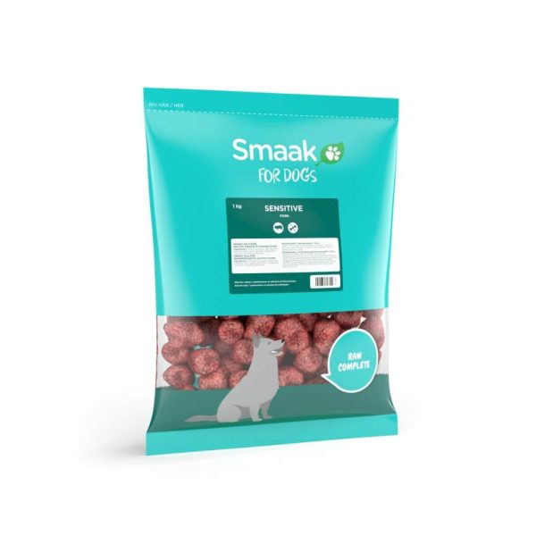 Smaak Raw Complete Sensitive Gris 1 kg