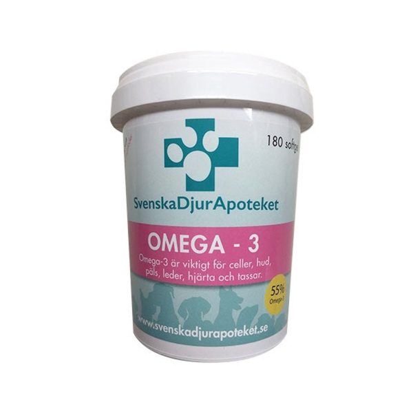 Svenska Djurapoteket Omega-3 Kapslar 180 st