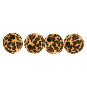 Trixie Leopardbollar 4-pack