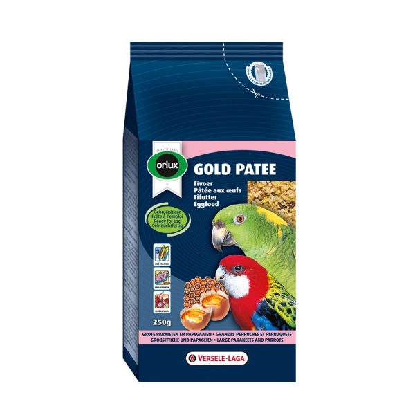 Versele-Laga Orlux Gold Patee stor parakit och papegoja (250 gram)